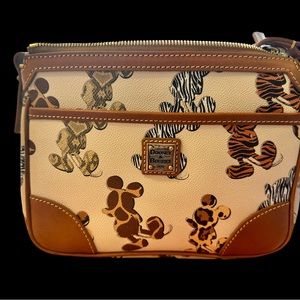 Dooney & Bourke Animal Print Mickey Silhouette